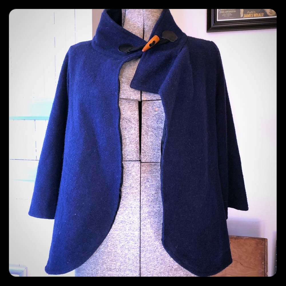 JET Navy Blue Wool Jacket